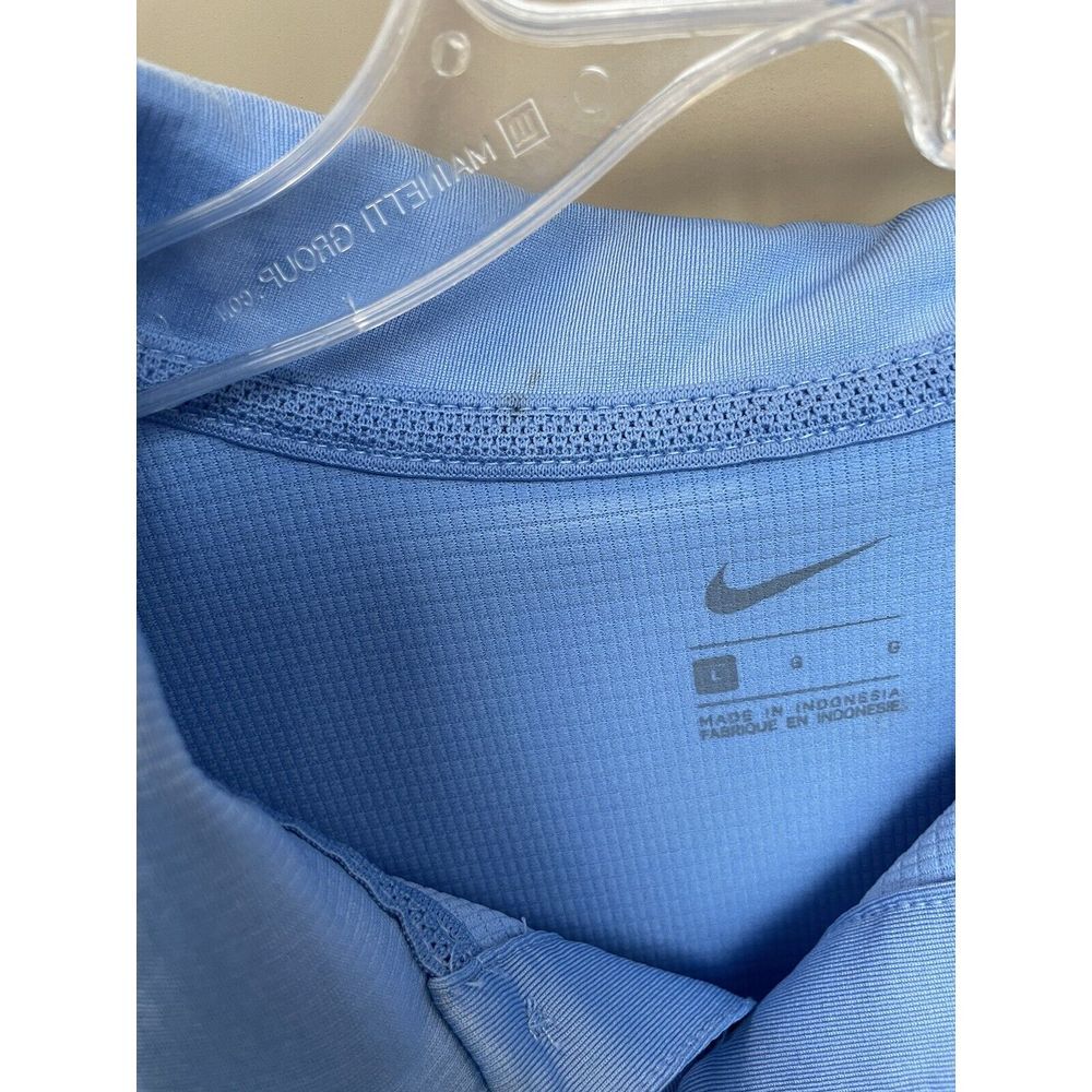 Tufts University Men's Nike Basketball‎ Polo Shirt Blue Sz L Please Read! - Picture 5 of 8